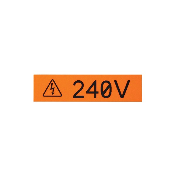 P1cass, Vyl, .50" x 25ft, Yello, Black